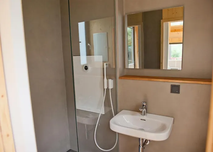 Nyaraló Tiny House Nature 2 Innenlage - Tiny Village Harlesiel