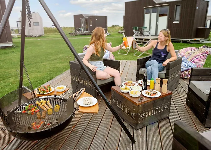 Nyaraló Tiny House Nature 2 Innenlage - Tiny Village Harlesiel Carolinensiel